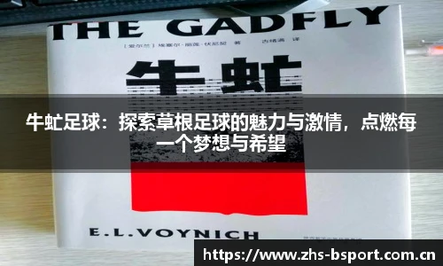 牛虻足球：探索草根足球的魅力与激情，点燃每一个梦想与希望